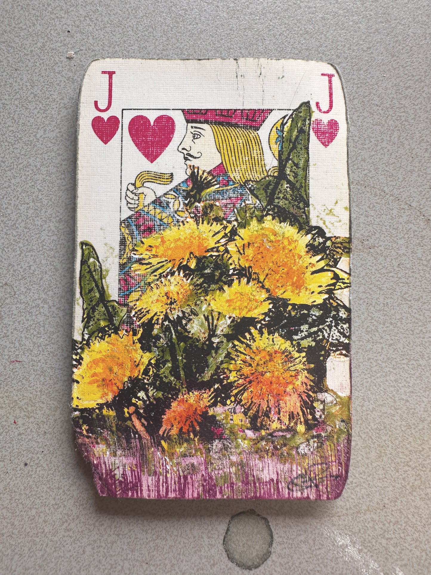 The Best Hand Original Art / Playing Cards