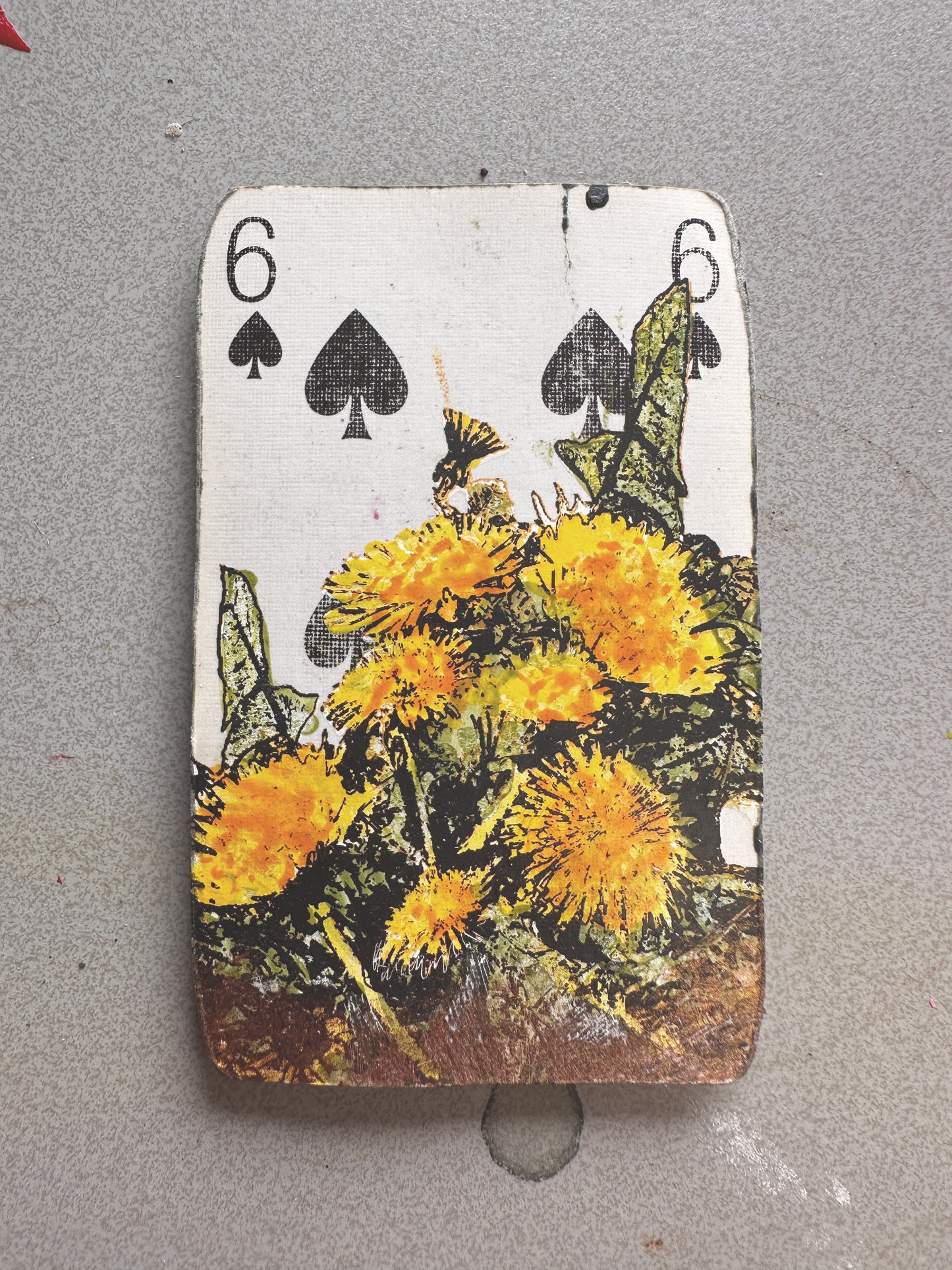 The Best Hand Original Art / Playing Cards