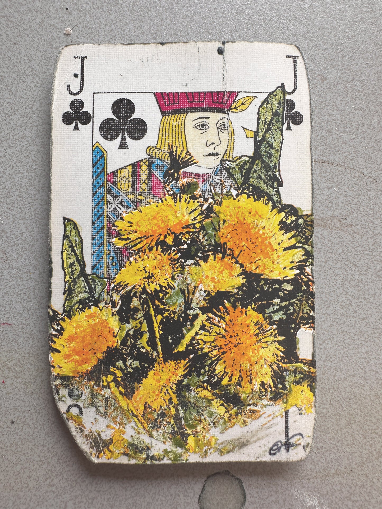 The Best Hand Original Art / Playing Cards