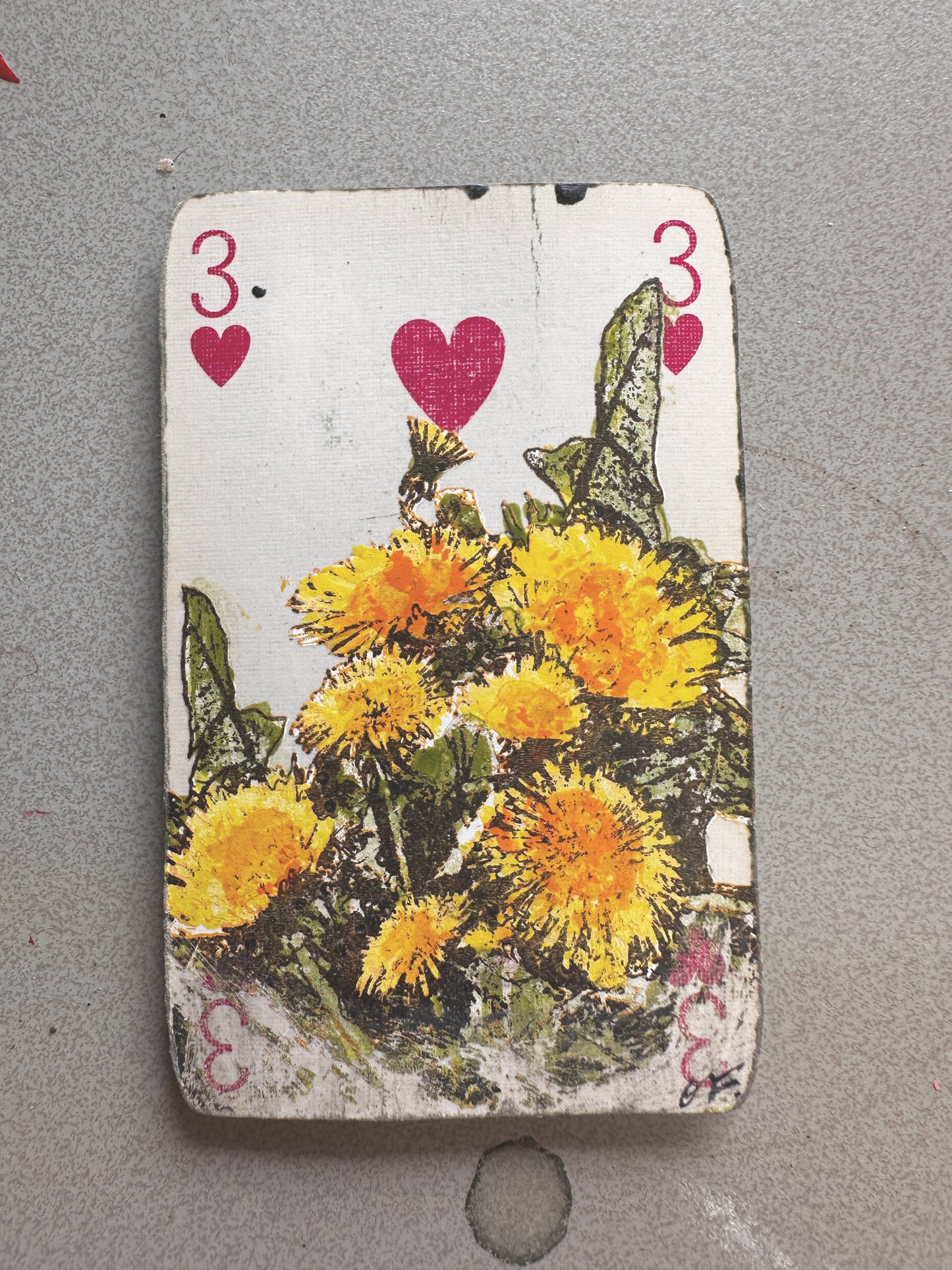 The Best Hand Original Art / Playing Cards