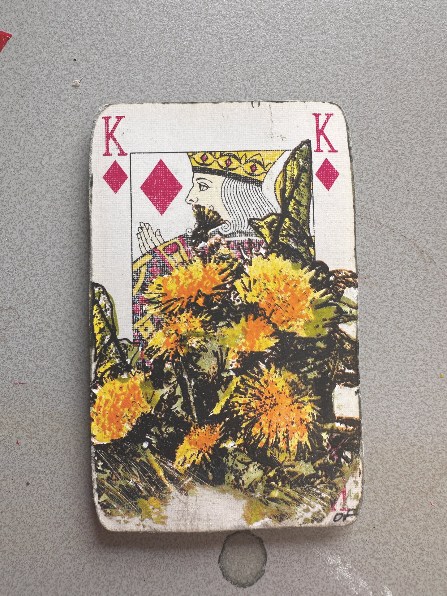 The Best Hand Original Art / Playing Cards