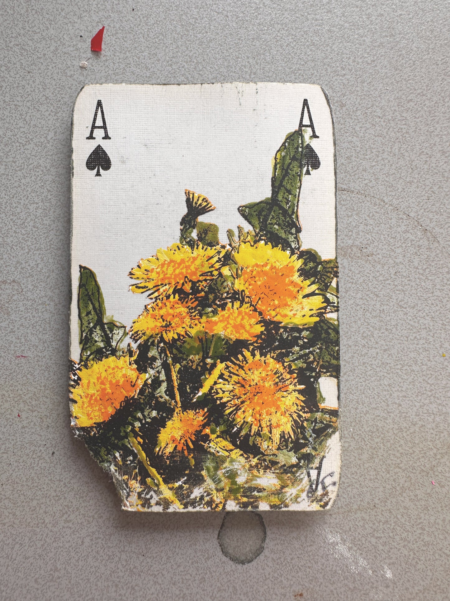 The Best Hand Original Art / Playing Cards