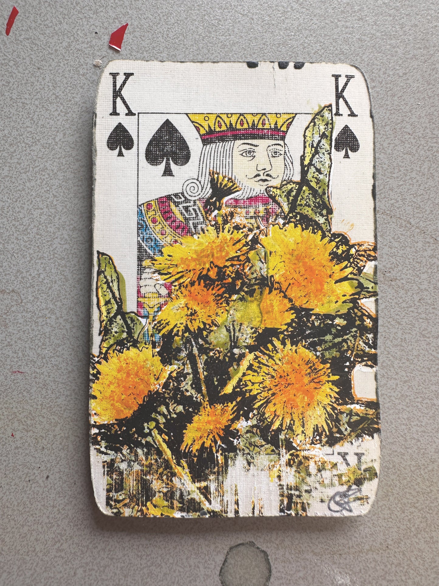 The Best Hand Original Art / Playing Cards