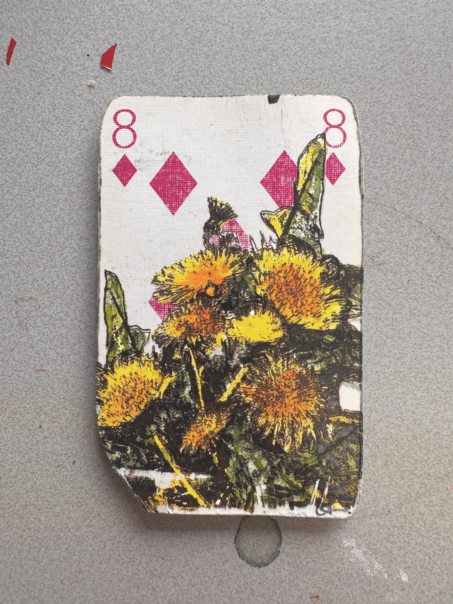The Best Hand Original Art / Playing Cards