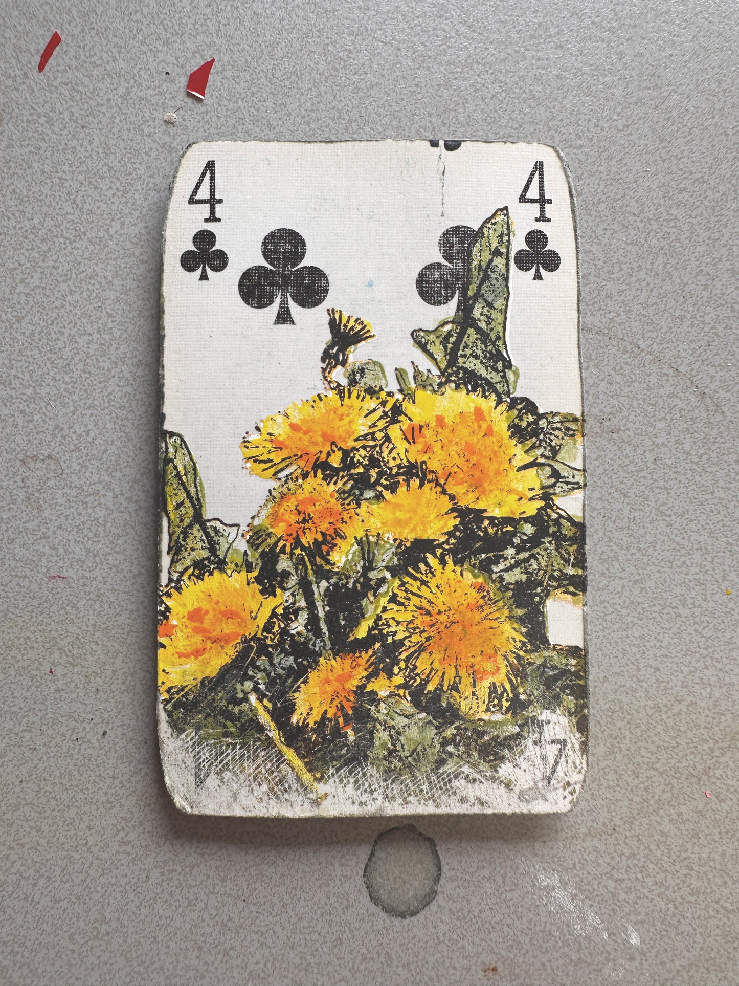 The Best Hand Original Art / Playing Cards