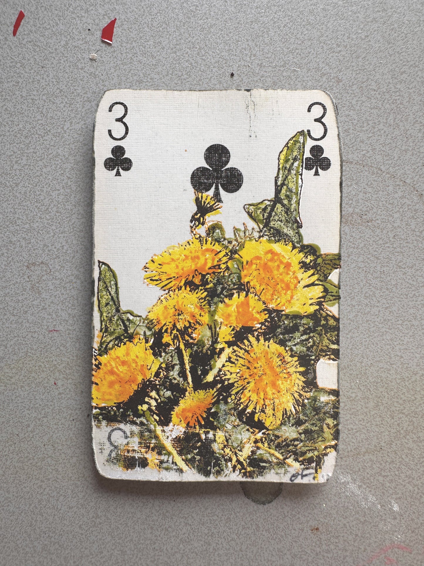 The Best Hand Original Art / Playing Cards