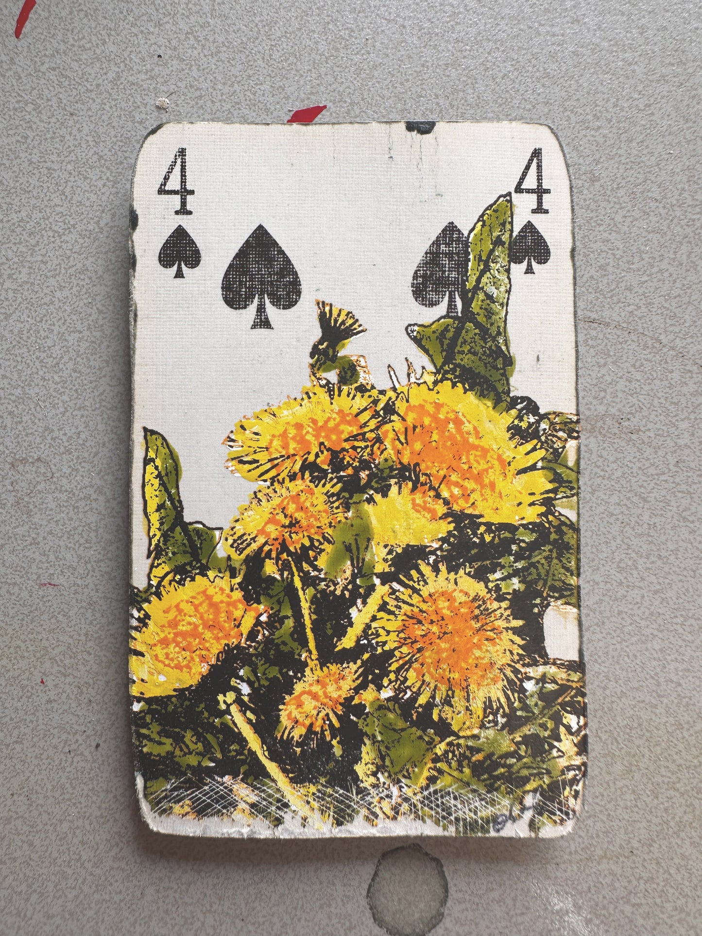 The Best Hand Original Art / Playing Cards