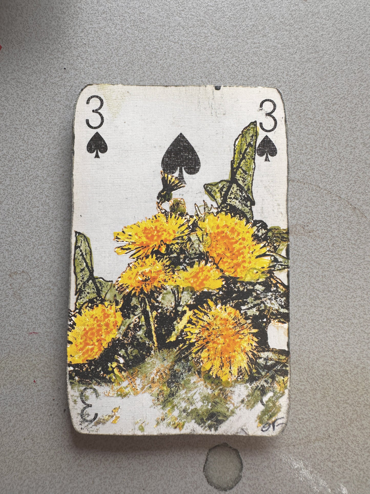 The Best Hand Original Art / Playing Cards