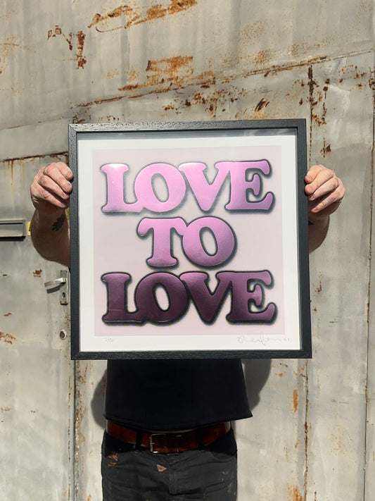 LOVE LILAC (FRAMED)