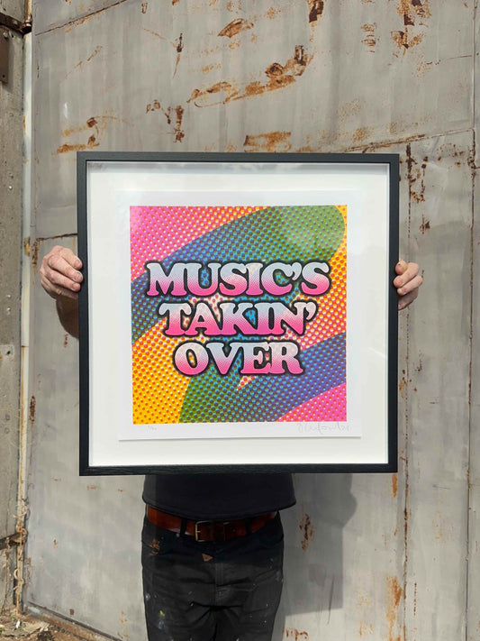 MUSICS TAKIN' OVER (FRAMED)