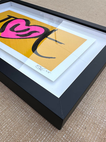 JusT FLURO PINK (FRAMED)