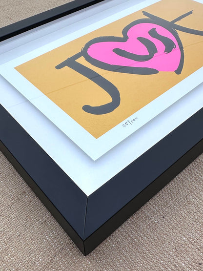 JusT FLURO PINK (FRAMED)
