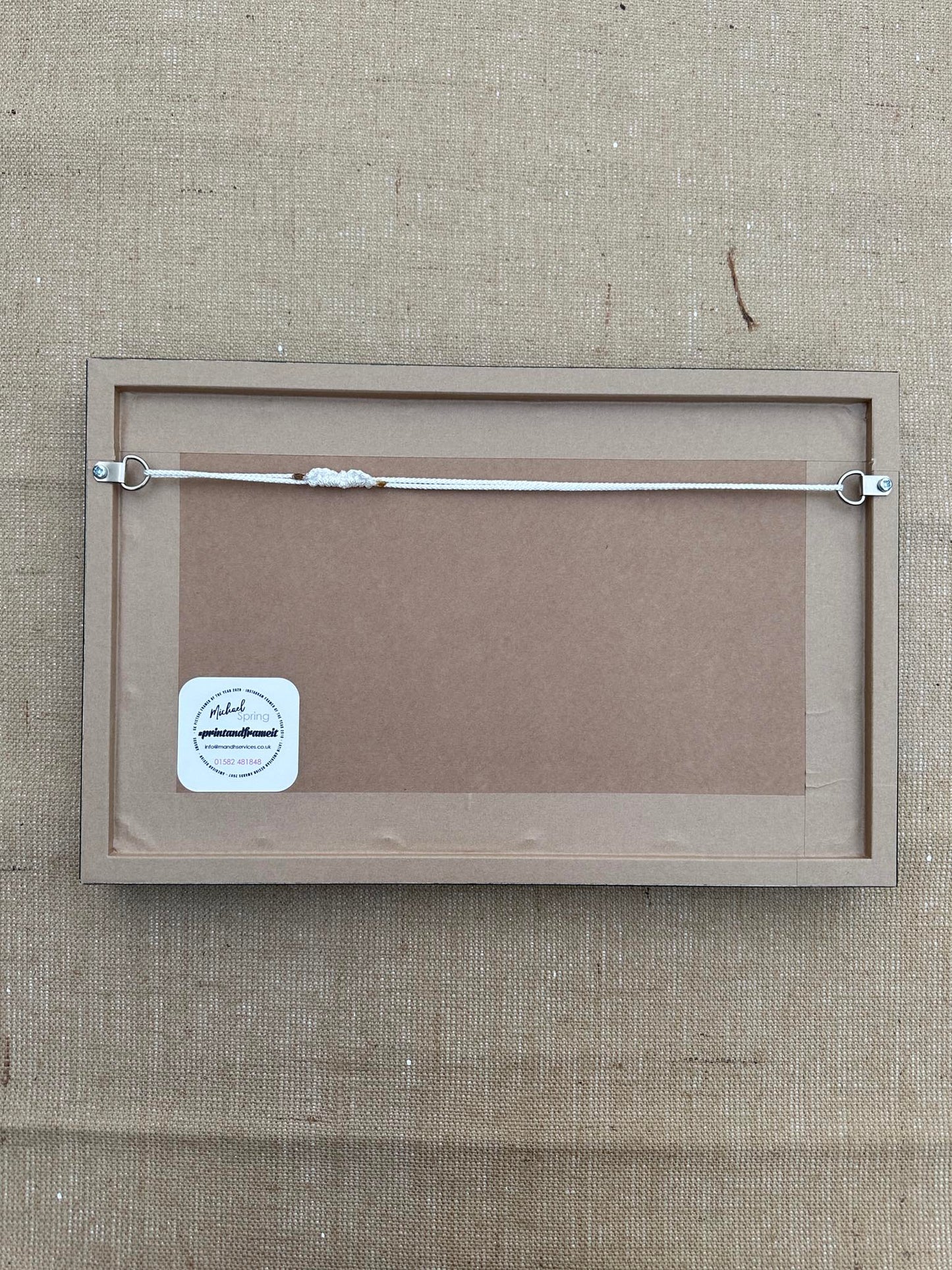 JusT FLURO PINK (FRAMED)