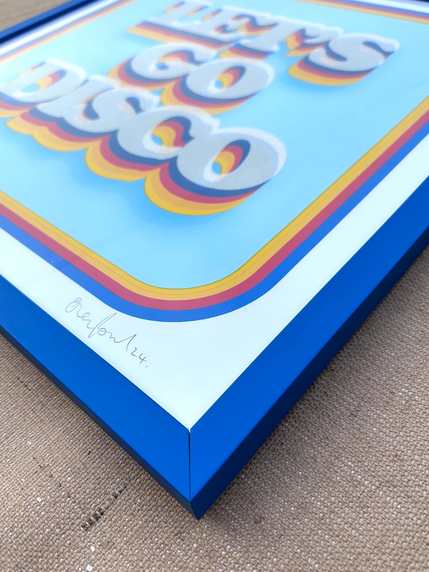 LET'S GO DISCO DIAMOND DUST (FRAMED)