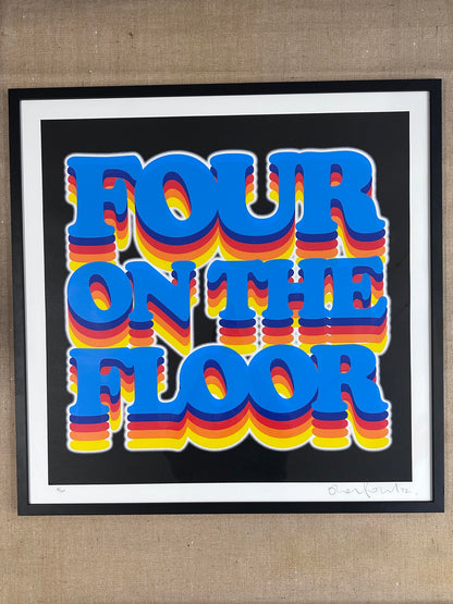 FOUR ON THE FLOOR (FRAMED)
