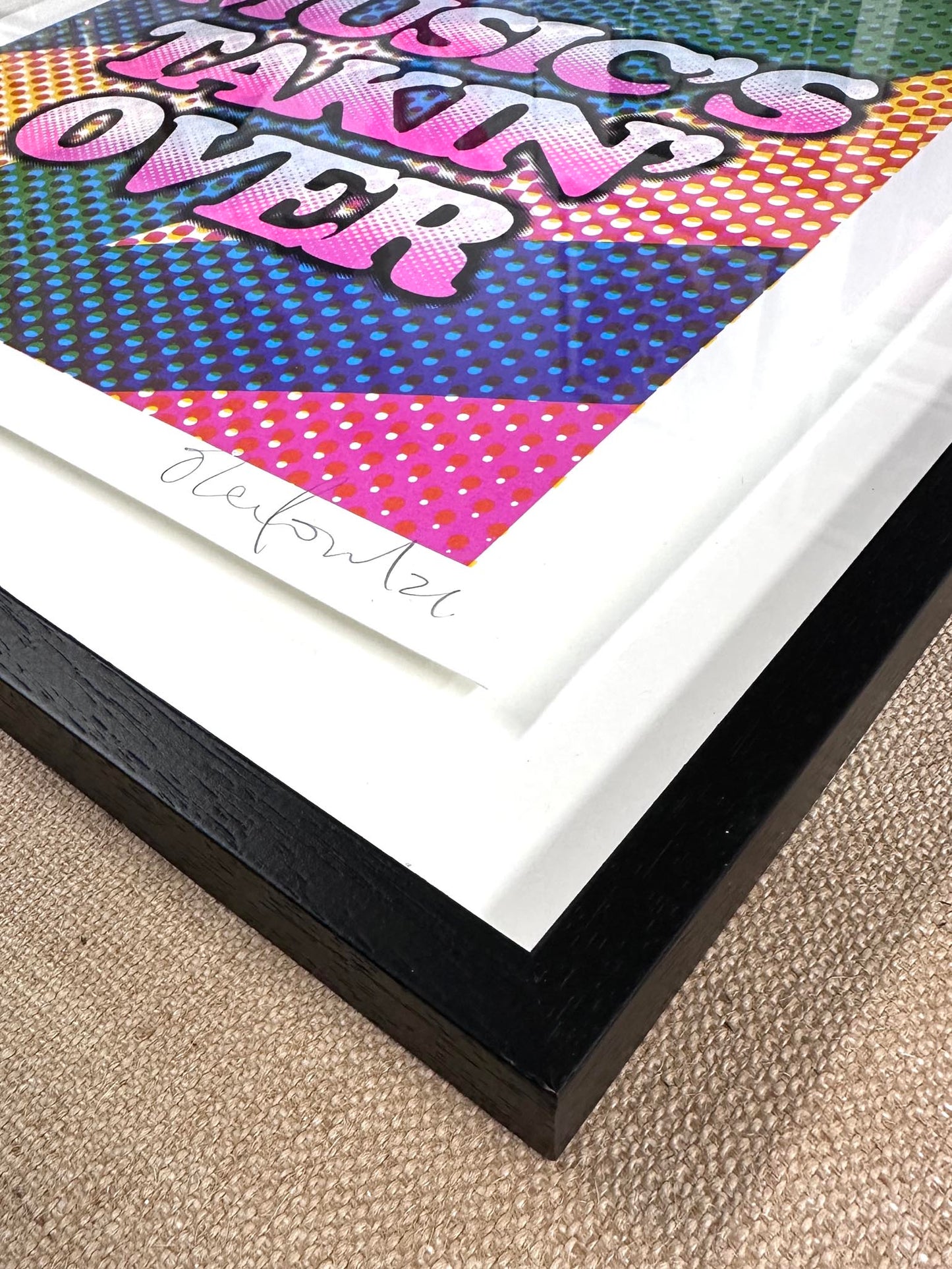 MUSICS TAKIN' OVER (FRAMED)