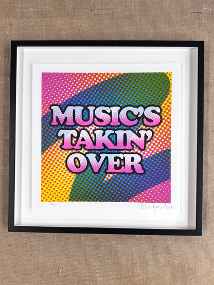 MUSICS TAKIN' OVER (FRAMED)