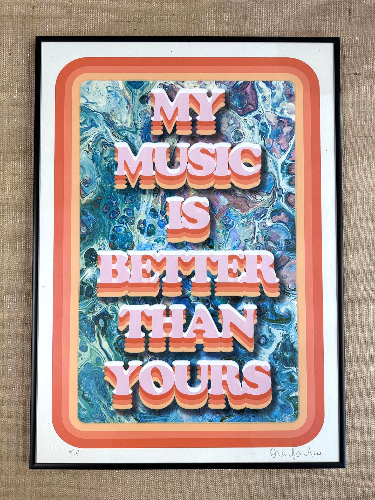 MY MUSIC (FRAMED)
