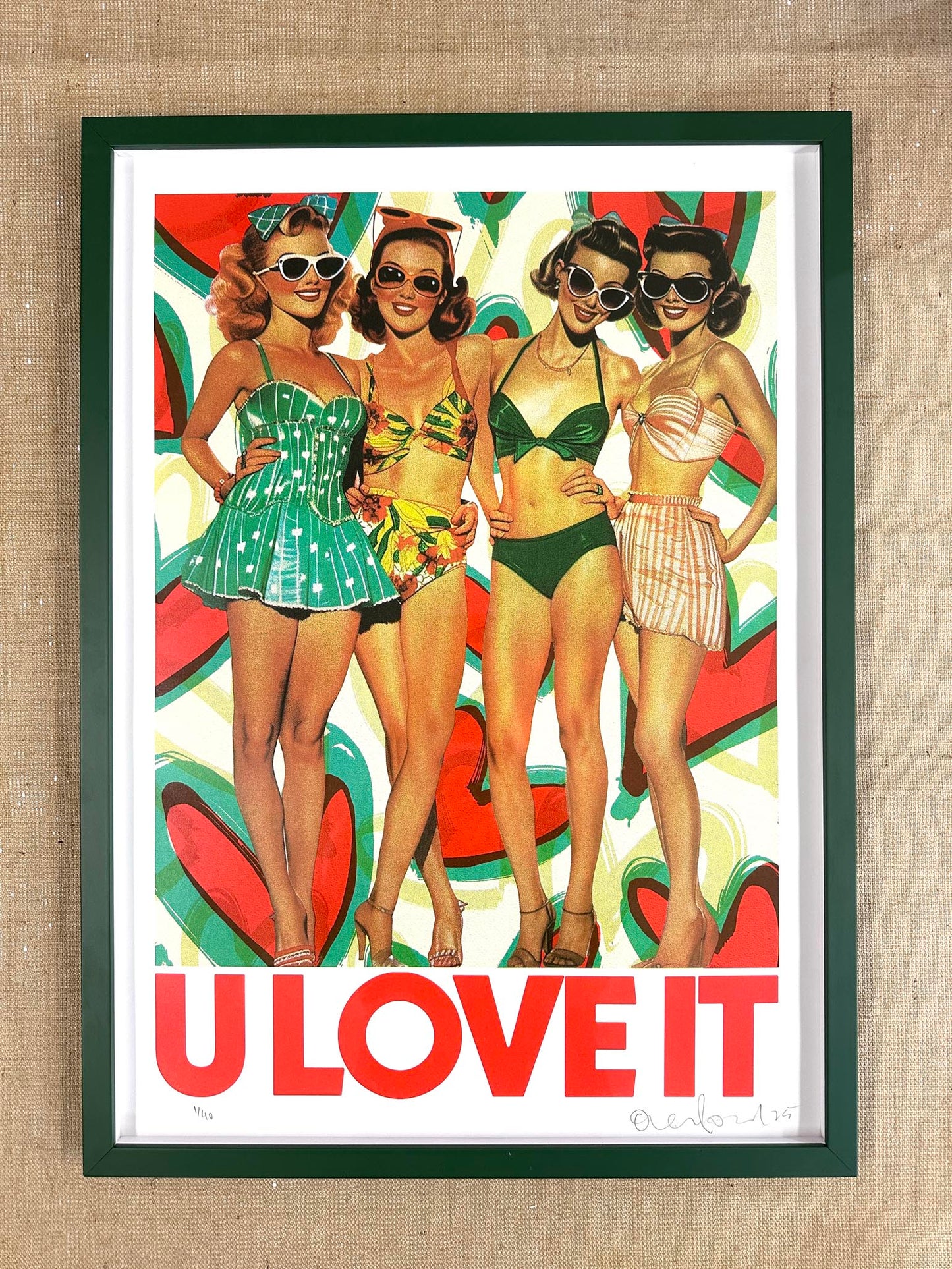 U LUV IT (FRAMED)