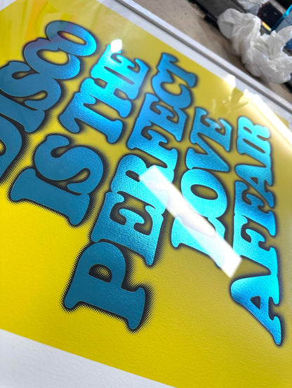 DISCO IS...YELLOW (FRAMED)