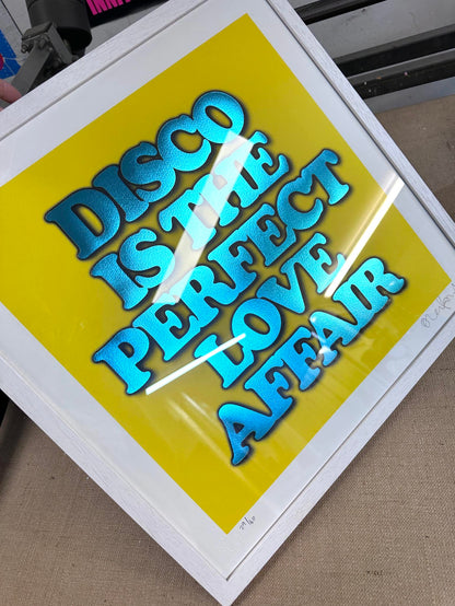 DISCO IS...YELLOW (FRAMED)