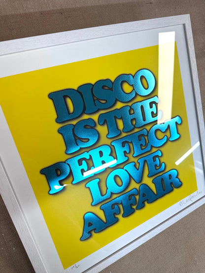 DISCO IS...YELLOW (FRAMED)