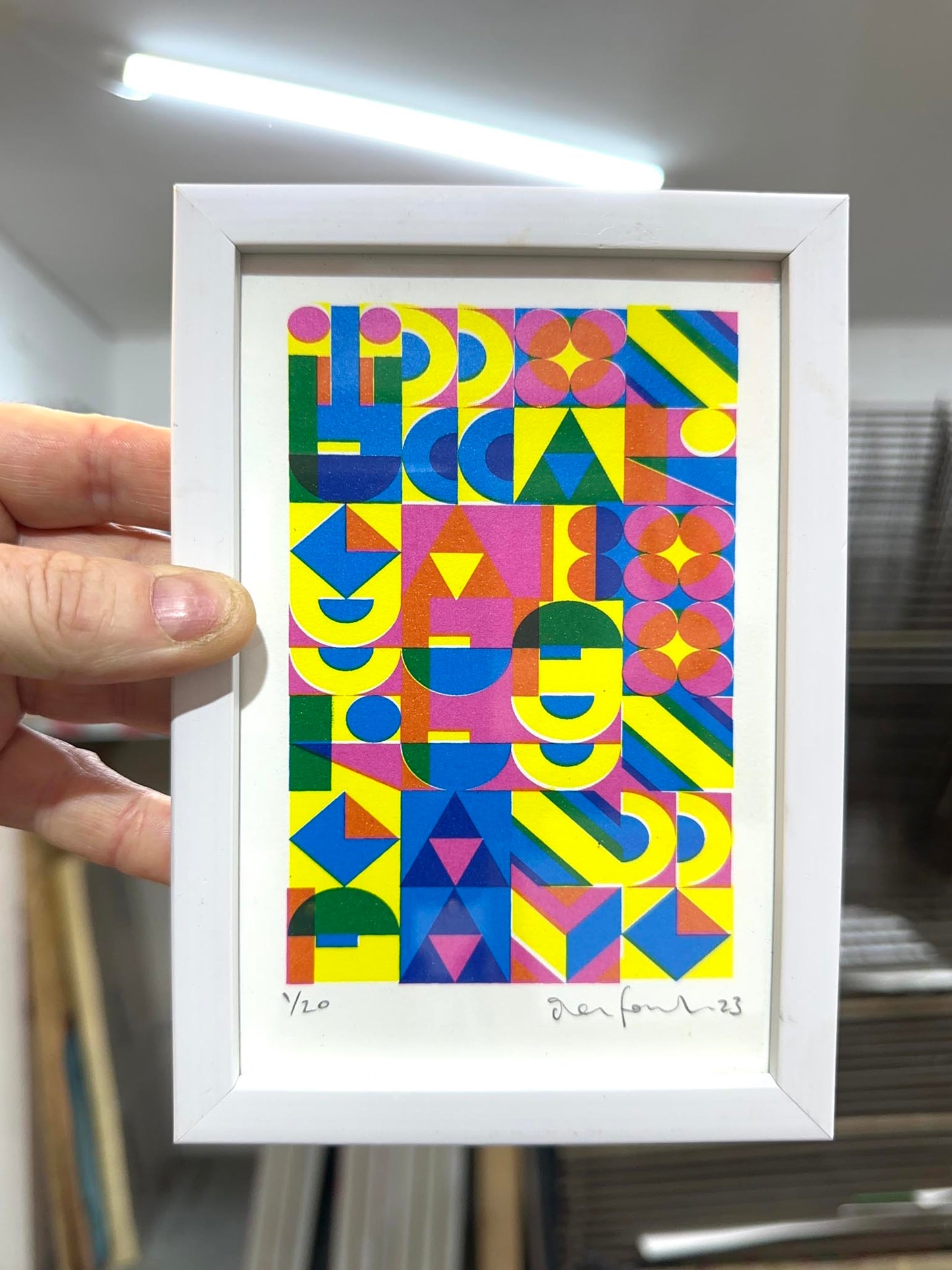 FORTUNE AND FAME (WHITE FRAME)