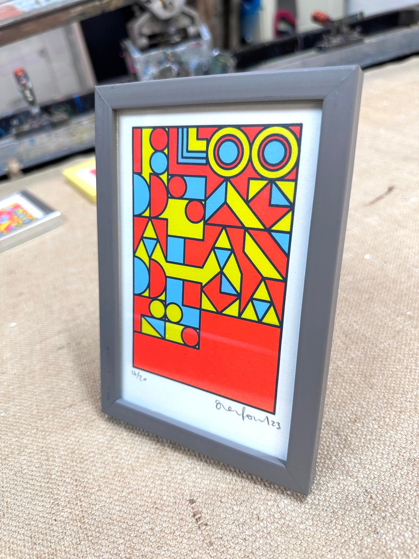 BLOOD SWEAT (GREY FRAME)