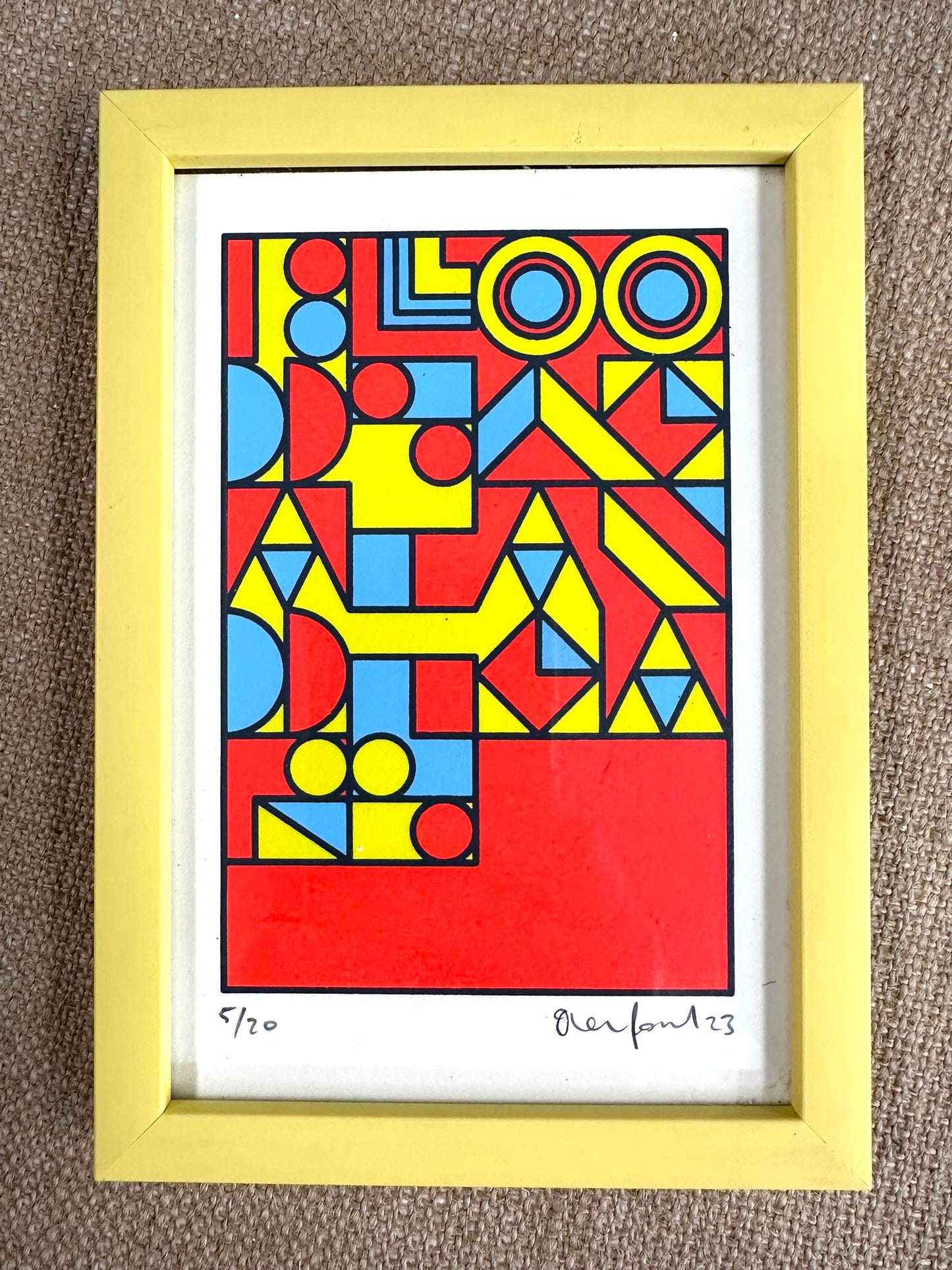 BLOOD SWEAT (YELLOW FRAME)