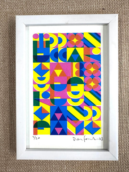 FORTUNE AND FAME (WHITE FRAME)