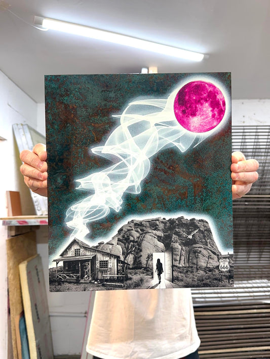 666 Square 2 / Oxidised Original Artwork