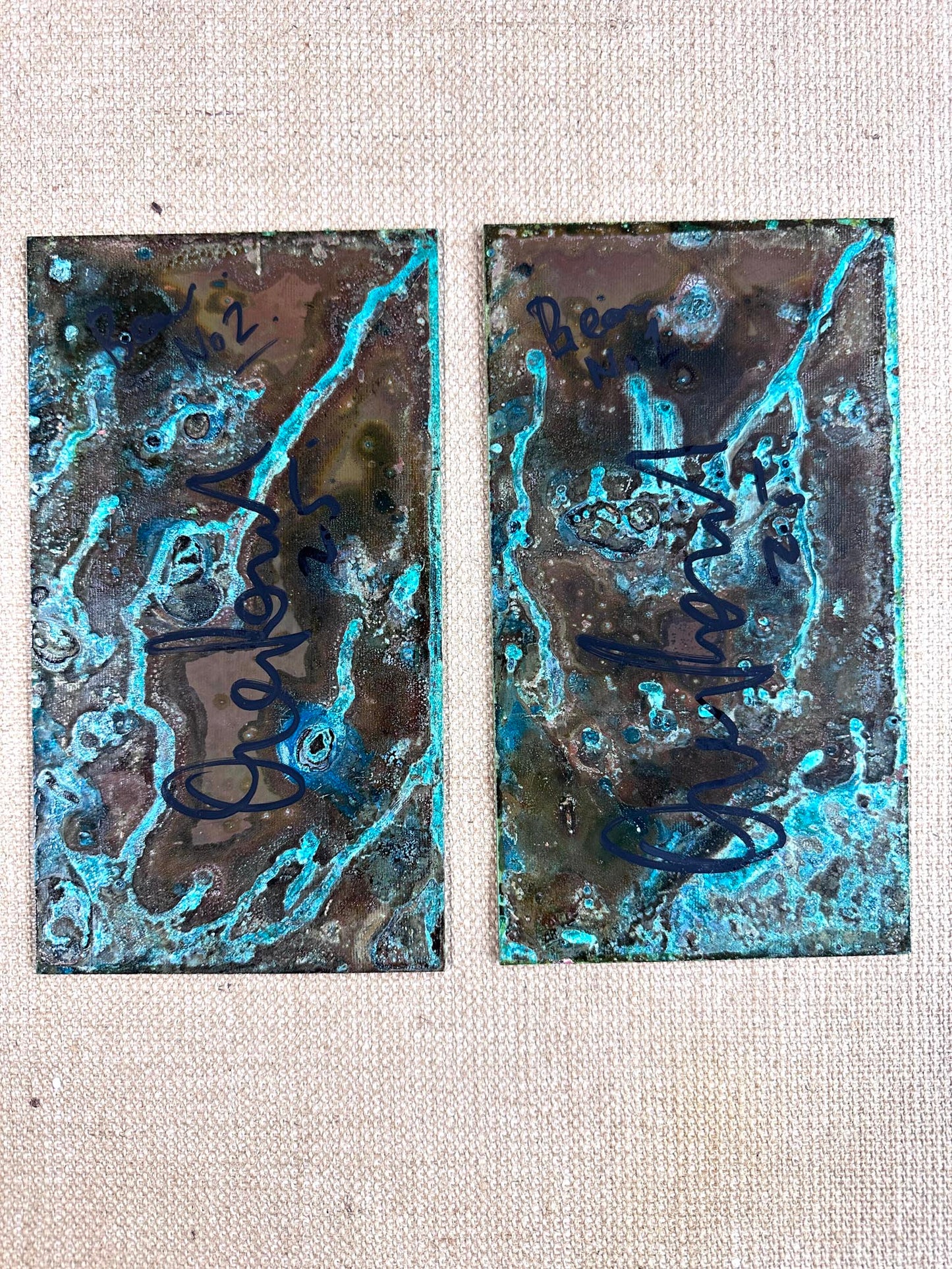 Bear/ Oxidised Original Artwork