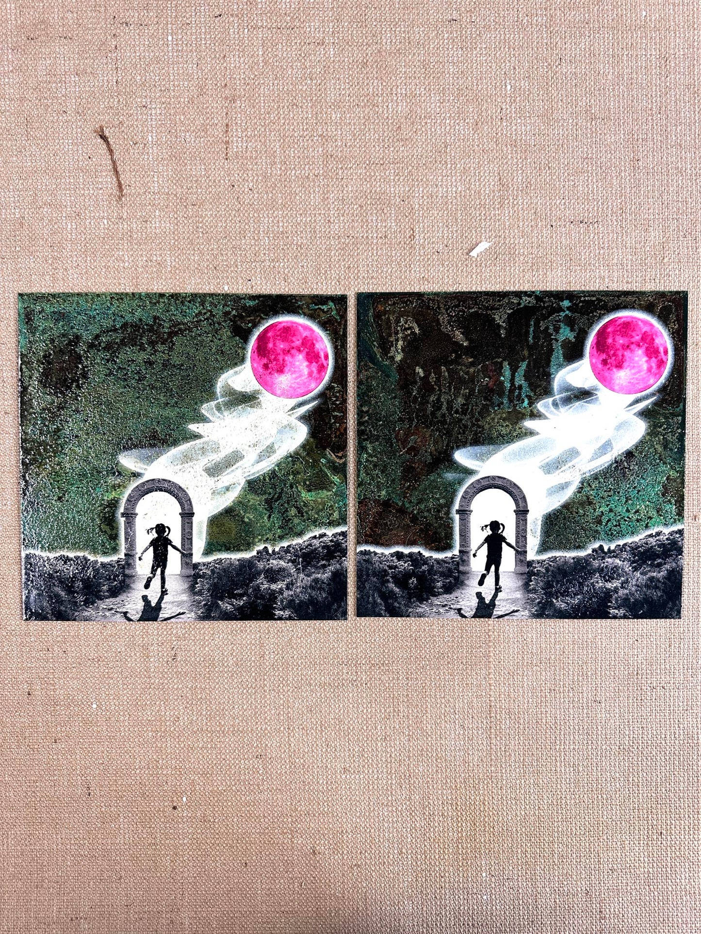 Gate Square / Oxidised Original Artwork