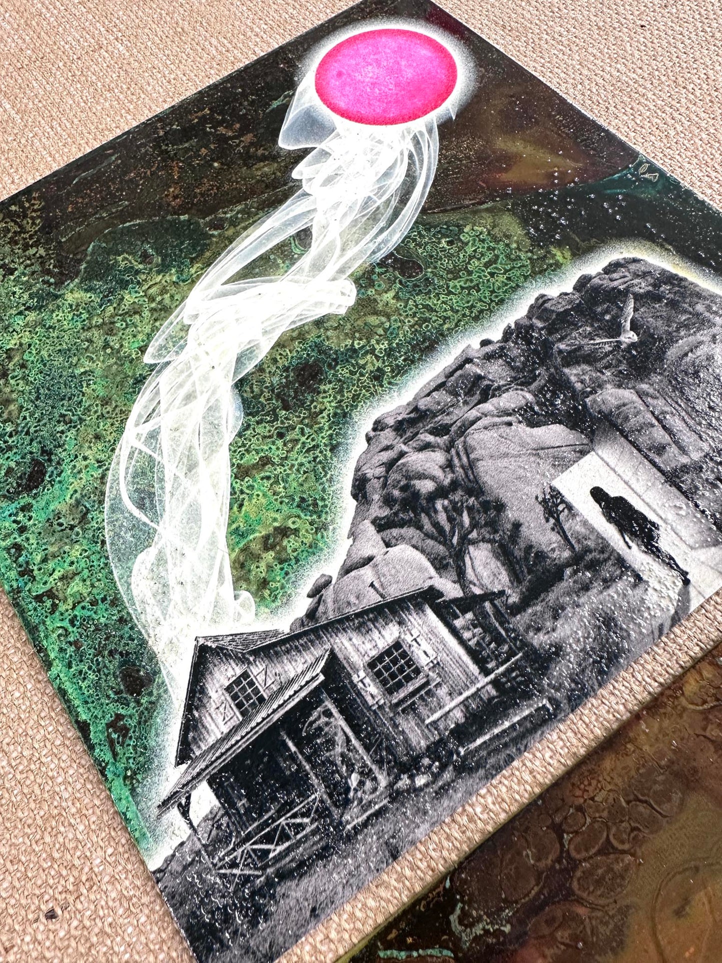 666 Square / Oxidised Original Artwork