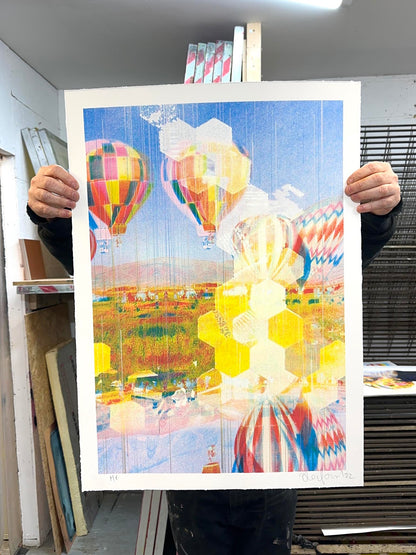 Air Balloon CMYK Screenprint