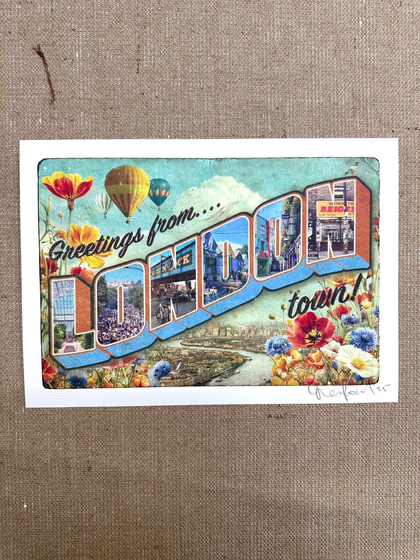 London Postcard Digital A4