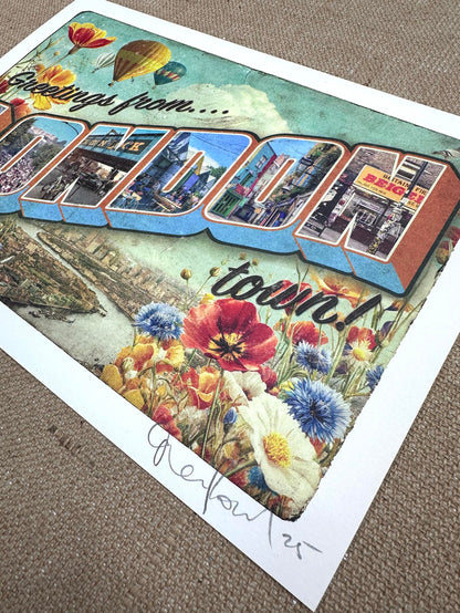 London Postcard Digital A4