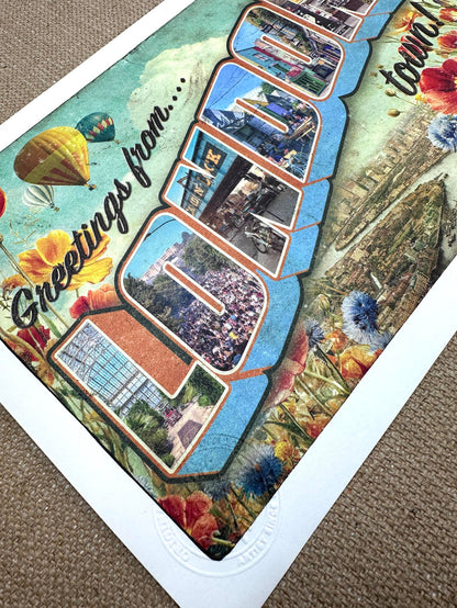 London Postcard Digital A4