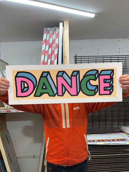 DANCE Handpulled Screenprint - Rare from Archive