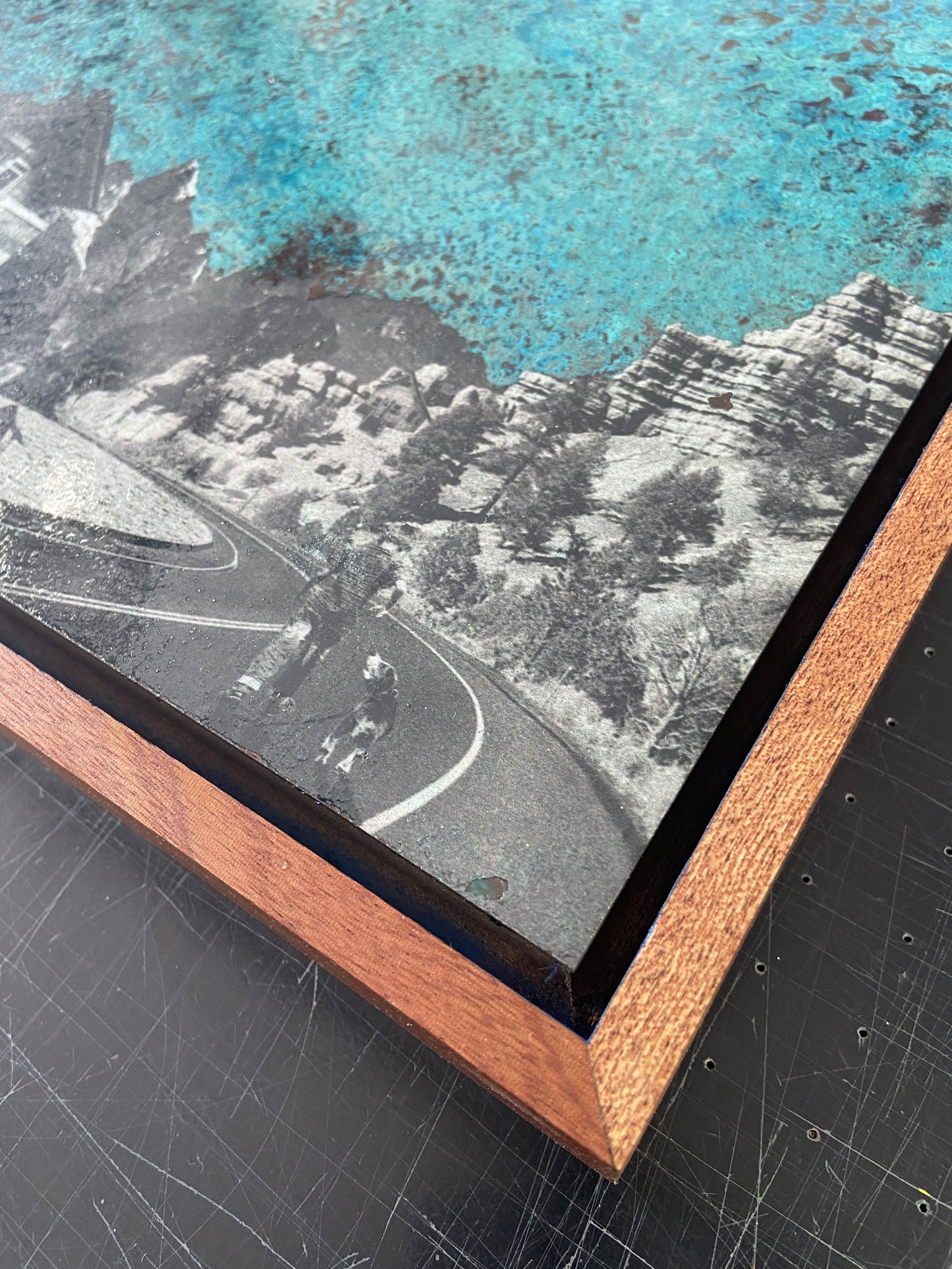 "The Road" Oxidised Copper Artwork B