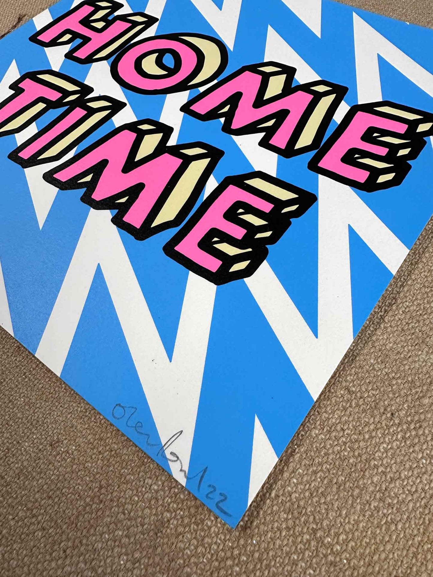 Home Time Handpulled Screenprint