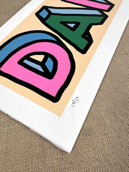 DANCE Handpulled Screenprint - Rare from Archive