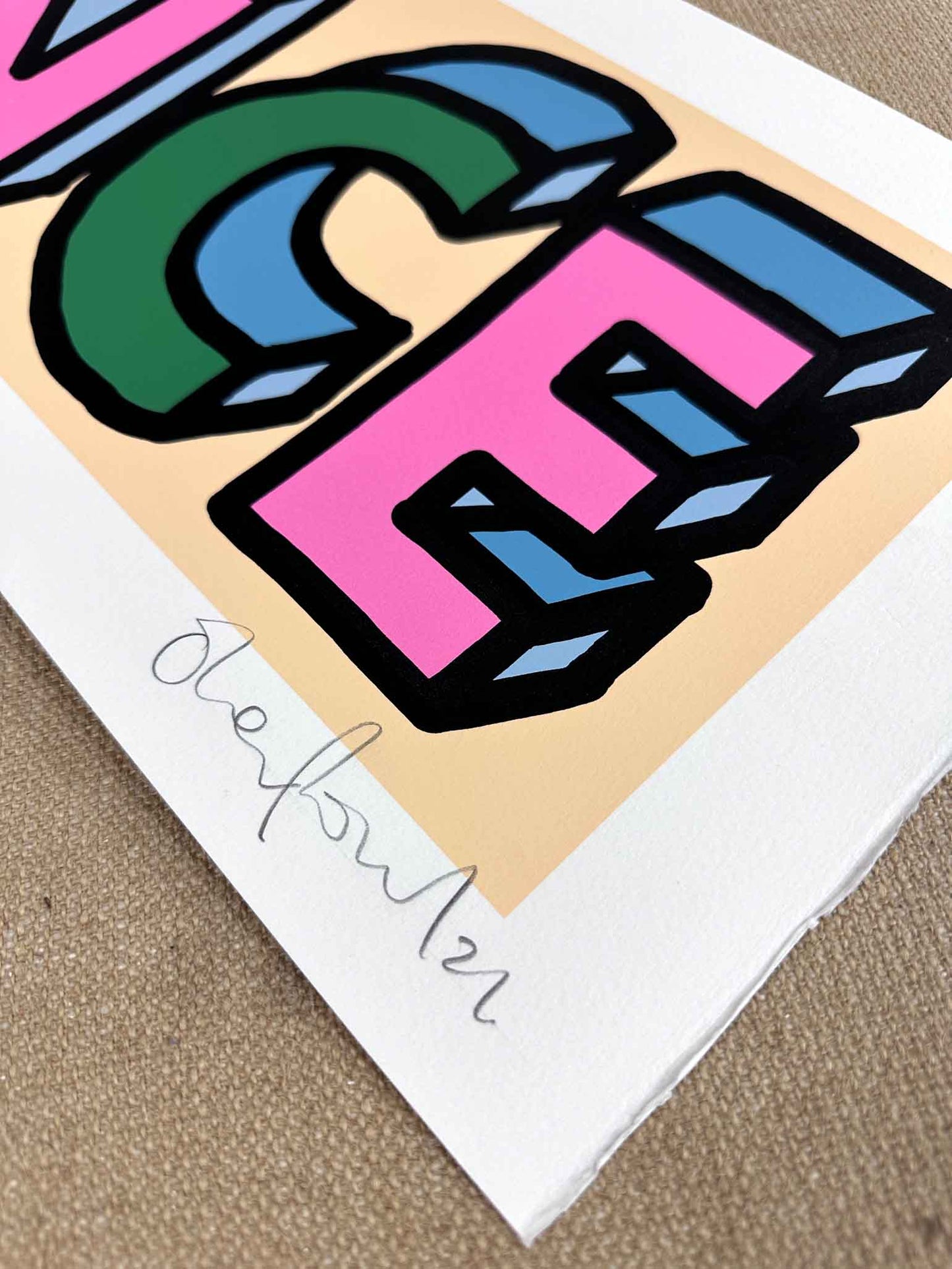 DANCE Handpulled Screenprint - Rare from Archive