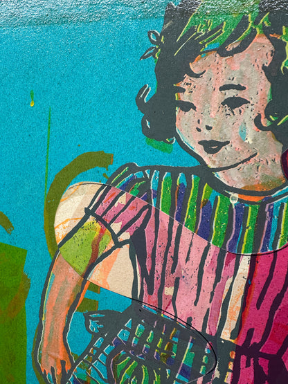 To The Shops Hand Painted Collage (Different Variants)