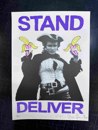 Stand & Deliver: Exclusive Oli Fowler / Shuby Collab Screenprint