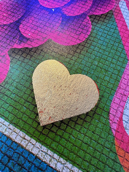 Juicy (damaged gold leaf)
