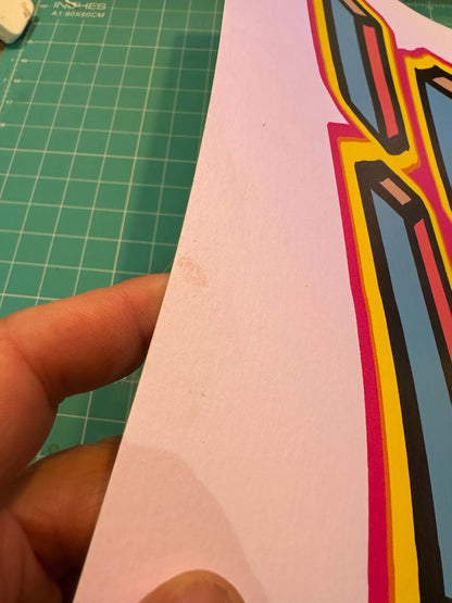 I Feel Love (ink splats on edge)