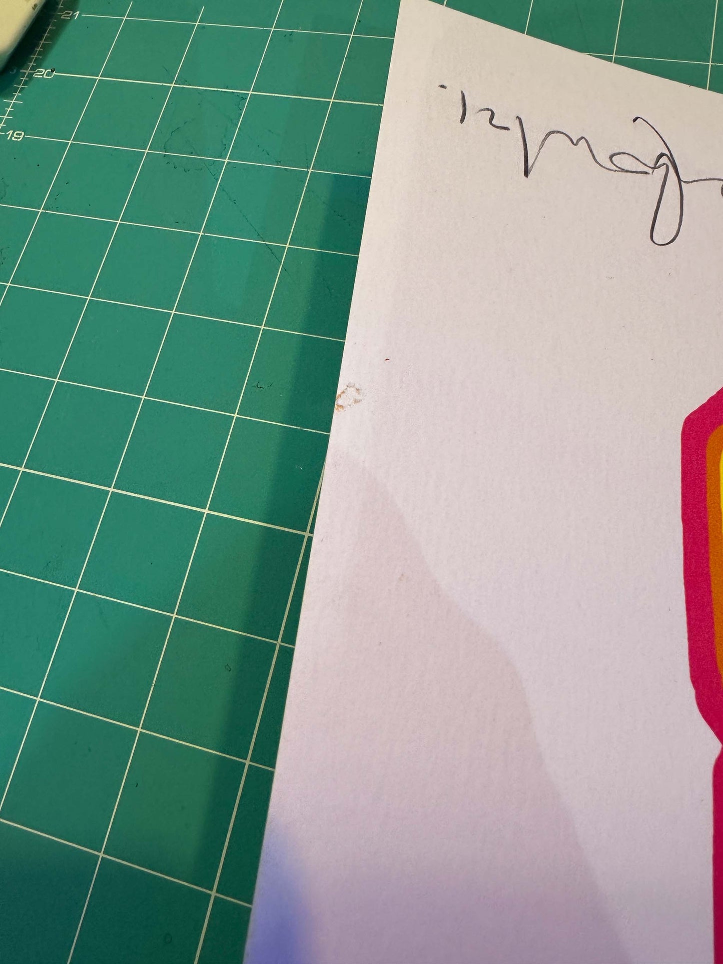 I Feel Love (ink splats on edge)