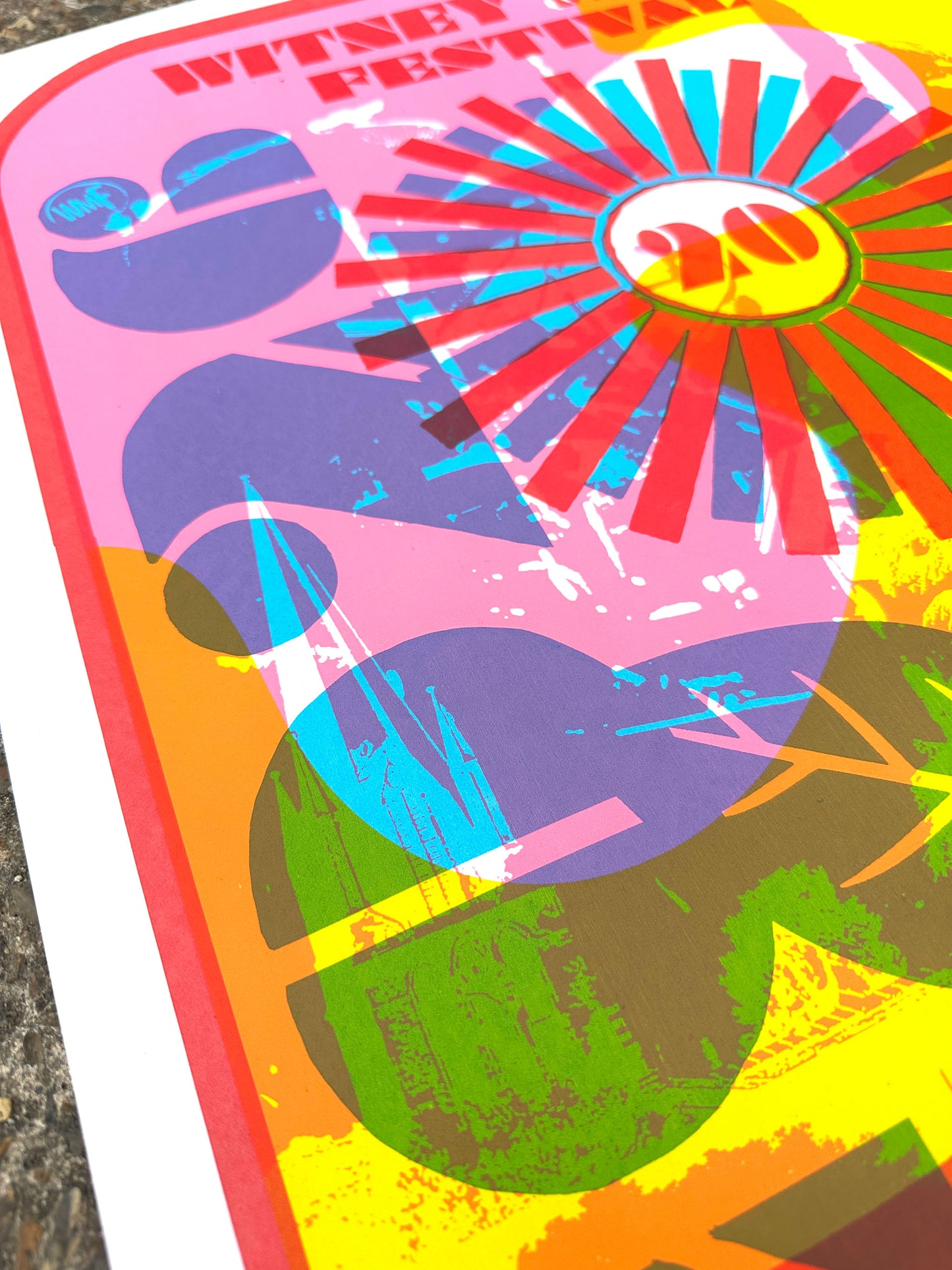 Witney Music Festival 2026 Official Poster, 20th Anniversary Limited Edition Screenprint