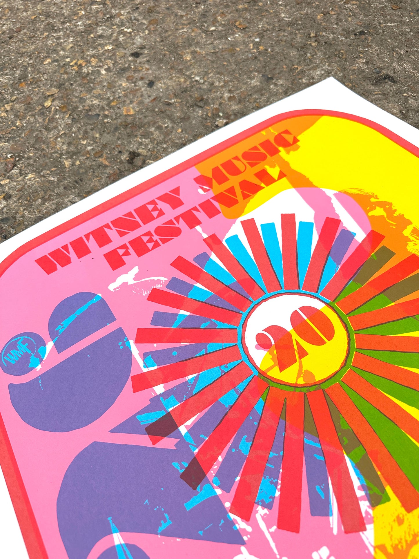 Witney Music Festival 2026 Official Poster, 20th Anniversary Limited Edition Screenprint